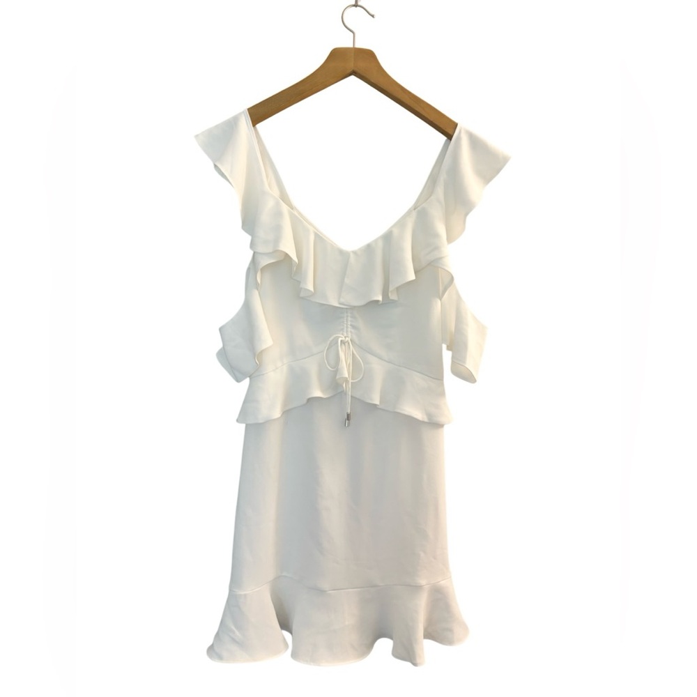 White Ruffle Dress